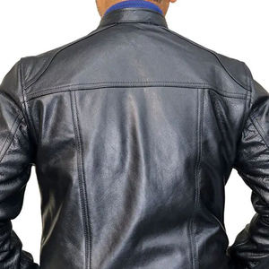 Nouvelle arrivée Veste en cuir de moto pour homme, légère, de haute qualité, design personnalisé, coupe-vent, vêtements de sport, grande taille, veste d'extérieur - Product Image 6