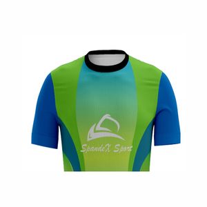 Camiseta con estampado de sublimación completa, ropa deportiva uniforme, camiseta Unisex con logotipo personalizado para correr - Product Image 6