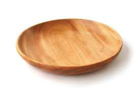 Plateau de service de vaisselle rond en bois, plat de service alimentaire personnalisé à bas prix de haute qualité - Product Image 3