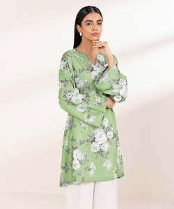 OEM mi-poids femmes Kurti style pakistanais impression numérique conception robe collections de vêtements indiens et pakistanais - Product Image 6