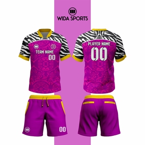 Uniforme de Fútbol en Oferta, Conjunto de Uniformes de Fútbol Transpirables, Uniforme de Fútbol Personalizado, Ropa de Fútbol Personalizada - Product Image 4