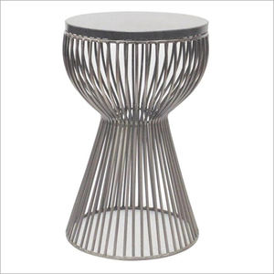 Tabouret en métal de qualité supérieure avec motif d'ange, design multifonctionnel écologique pour la décoration de la maison, salon, pouf, rangement d'outils - Product Image 2