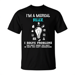 Camiseta de Codificador Médico Especializado para Facturación Médica, Categoría Promocional - Product Image 2