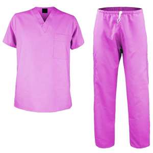 Tenue de travail pour infirmières, uniforme médical léger, haut et pantalon, commande en gros pour l'exportation, OEM ODM - Product Image 4