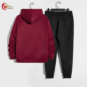 ชุดวอร์มผู้ชายแขนยาวผ้าฟลีซแบบสบายๆ สำหรับฤดูหนาว ราคาถูก ขายส่ง OEM  รับทำโลโก้  ดีไซน์ใหม่ ผ้าฝ้าย เป็นมิตรกับสิ่งแวดล้อม - Product Image 2