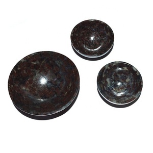 Productos curativos Chakra Cuenco de Canto de Chakra grabado | Comprar ahora piedras naturales Cuenco de Canto de Chakra de garganta para Decoración - Product Image 5
