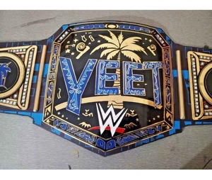Wwe เข็มขัดมวยปล้ำระดับแชมป์4มม. แผ่นสังกะสีเข็มขัดหนังเข็มขัดเฮฟวี่เวทโลกดีไซน์แบบกำหนดเอง2025 - Product Image 3