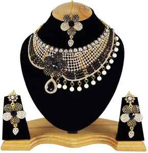 Lightweight Handcrafted Vintage Jewelry Sets New Arrival Necklace Earrings Headpiece Set Women Engagement Anniversary Wedding - Product Image 1