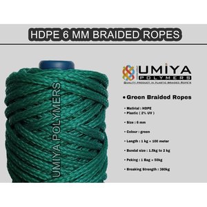 Cordon tressé en PEHD de 6 mm pour usage industriel, fil à lier en polypropylène haute résistance en rouleau - Product Image 2