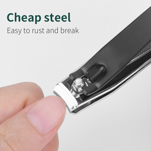Carbon Stainless Steel <b>Nail</b> <b>Clippers</b> with Straight Blade Wide Jaw Opening-Professional Fingernail Toenail Trimmer Manicure Tools - Product Image 6
