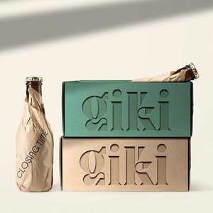 Caja de embalaje de papel impreso personalizado con logotipo, diseño de lujo para cosméticos, lápiz labial, pantalla de vitamina energética, lata de correo - Product Image 1