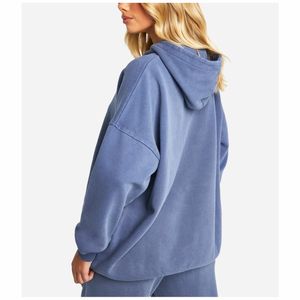 Drop-shoulderhodies <b>for</b> woman Fashionable <b>Long</b> Sleeve Top Hoodies <b>for</b> <b>Women</b> solid Customized Printed logo ladies hoody - Product Image 2