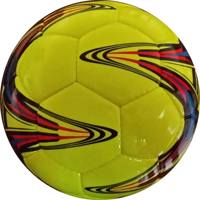 Ballon de football taille 5 en cuir PU, cousu à la machine, léger, avec chambre à air en butyl, hybride, pour entraînement, design personnalisé, pas cher