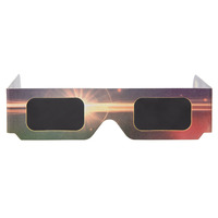 Lunettes d'éclipse solaire en carton certifiées ISO 12312-2 2026 & 2027, vente en gros, impression personnalisée neutre, verres PET, unisexe