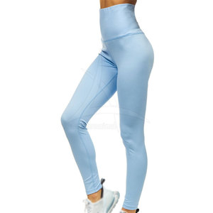 Legging femme tendance, taille haute, élastique, uni, léger, respirant, vêtement de yoga confortable, taille personnalisée, vente chaude - Product Image 5