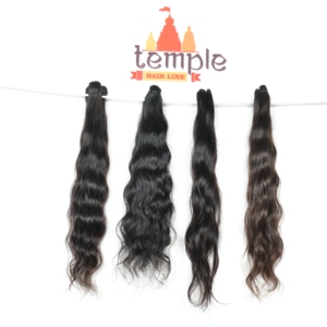 วิกต่อผมมนุษย์สีธรรมชาติสีดำสำหรับผู้หญิง100% วัดอินเดียทอบริสุทธิ์ - Product Image 1