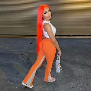 Pantalon décontracté en coton à ourlet ample, pantalon de survêtement, vêtements de sport, pantalon de jogging pour femme, pantalon long, taille plus 5XL, pantalon d'intérieur - Product Image 1