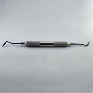 Instrumentos Bone Bridge BBI-493, Pulidor Dental, Cureta de Acero Inoxidable para Rellenos de Amalgama y Resina, Manual - Product Image 4