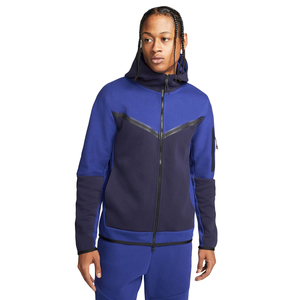 Service OME Survêtements pour hommes à fermeture éclair Couleur bleu marine avec sweat à capuche Survêtement d'hiver chaud pour hommes adultes avec taille personnalisée - Product Image 4
