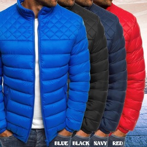 Chaqueta acolchada ligera para hombre, Abrigo acolchado cálido térmico de invierno, chaquetas hinchadas impermeables a prueba de viento, cortavientos para hombre - Product Image 2