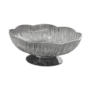 Black Pedestal Fruit Bowl Decorative Fruit Holder for Dining <b>Table</b> <b>Kitchen</b> Parties - Product Image 5