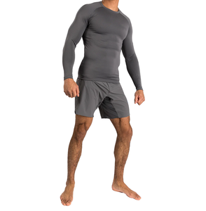 Rashguard MMA UPF 50+ à séchage rapide, manches longues, en spandex/polyester, pour la plage, la plongée en apnée, le paddleboard et toutes les activités nautiques - Product Image 3