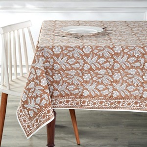 Organic Cotton Printed Tablecloth | Breathable Eco Fabric <b>Cover</b> for Bedding & Dining | Global Supply | MOQ 500 Custom Orders - Product Image 4