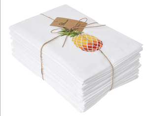 Servilleta de cena Hemstitch de 100% algodón personalizada, servilleta de limpieza de cocina bordada para uso en restaurante - Product Image 5