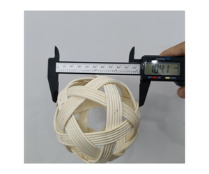 Vente en gros Offre Spéciale boule en osier naturel 100% écologique de haute qualité pour la décoration de Noël et de mariage fabriqué au Vietnam - Product Image 5