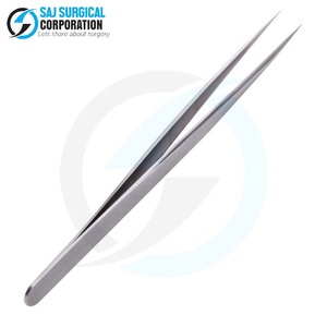 Pinzas ergonómicas de punta recta de acero inoxidable de diseño profesional para un uso cómodo durante largas sesiones de barbería - Product Image 6