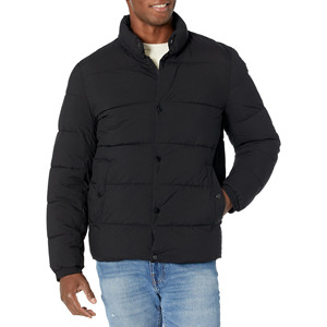 Vestes pour hommes sur mesure, vêtements de sport, légères, respirantes, écologiques, couleur personnalisée, veste matelassée unie pour hommes, logo personnalisé - Product Image 1
