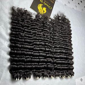Paquets de cheveux vierges crus vietnamiens 8-40 pouces cheveux de trame alignés sur les cuticules Style de vague profonde lâche - Product Image 3