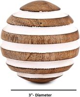 Incroyable décoration intérieure boule ronde en bois en résine art et artisanat pour décoration de Noël cadeaux produits de décoration produits par Blatant Exports