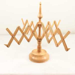 Handmade <b>Craft</b> Weaving Loom Kit <b>Wooden</b> Yarn Swift Knitting Tool Natural Finished Handcrafted Umbrella Swift Yarn <b>for</b> Making Boll - Product Image 6