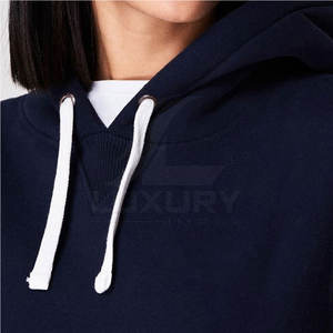 Último diseño mujeres sudaderas con capucha hechas en Pakistán ropa de calle precio al por mayor sudaderas con capucha para mujeres venta en línea - Product Image 5