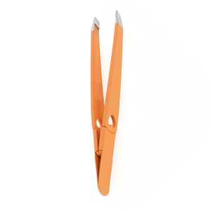 Pince à épiler inclinée à pointe fine pour un façonnage professionnel des sourcils et un toilettage de précision, en acier inoxydable, outil durable pour la routine de beauté - Product Image 6