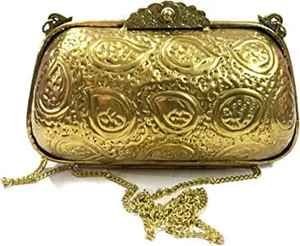 ที่กำหนดเองทำด้วยมือขัดสูงที่สวยงามที่กำหนดเองแม่ของมุกกระเป๋าถือแฟชั่นสำหรับผู้หญิงจากอินเดีย, - Product Image 5