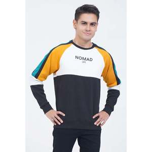 Custom logo Men's CORNET 100% Cotton Crew Neck Sweatshirt Long Sleeves Anti-Wrinkle Screen <b>Printed</b> 3D Embroidered Sizes XXS XL - Product Image 1