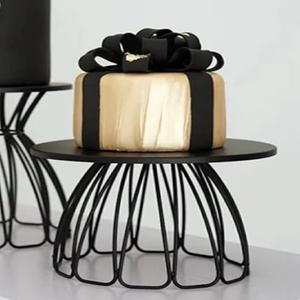 Soporte Metálico de Diseño para Decoración de Bodas a Precios de Mayorista, Elegante y Lujoso Soporte de Pasteles para Fiestas y Eventos - Product Image 1