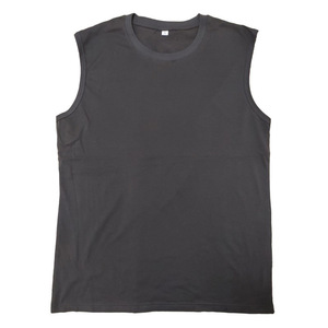 Custom Breathable Quick Dry Anti-Pilling Eco-Friendly Casual Streetwear Unisex Tank Top 190g Cotton Blends - Product Image 4