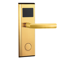 Sistema de Cerradura Electrónica para Hotel con Tarjeta RFID V9 Pro USB de 13.56MHZ, Cerradura de Puerta con Tarjeta y Software de Control Gratuito para Hotel