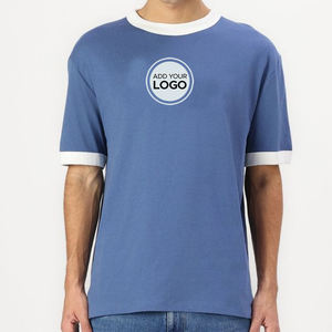 Camisetas Ringer Extra Grandes Personalizadas para Hombre con Impresión de Logotipo, Precios Competitivos en EE. UU., Venta al por Mayor y al Detal - Product Image 1