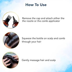 Óleo De Alecrim Com Biotina Reforço Do Cabelo Nutritivo Volumizing Com Óleo De Jojoba Castor Oil cabelo rebrota cabelo perda tratamento