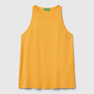 Nouveau style – Débardeur de sport pour femme, écologique, séchage rapide, respirant, sans manches, mélange polyester/coton, logo et couleur personnalisables - Product Image 4