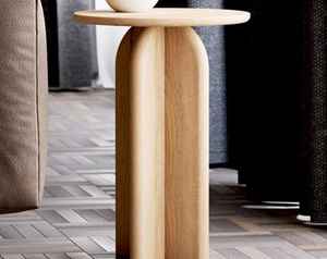 Modern Solid Oak <b>Nightstand</b> with Storage Handmade Eco-Friendly Bedroom Furniture for Living Room and Home Office - Product Image 2