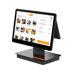Ready To Ship Wholesale 15.6 Inch 10.1 Inch Touch Dual Screen NFC <b>Pos</b> System Sale <b>Pos</b> Machine All in One Systems for Retail Shop - Product Image 1