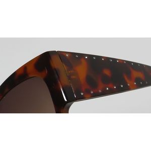 ฌอน จอห์น SJS2007 แว่นกันแดดทรงแคทอายป้องกันรังสียูวี 100% ของแท้ดีไซเนอร์ย้อนยุคไล่เฉดสีเบจสีส้มโปร่งใสสำหรับผู้ชายผู้หญิง - Product Image 5