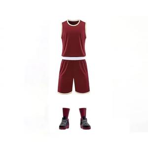 Ensemble de vêtements de sport de basketball pour hommes - Maillot d'entraînement de basketball Service personnalisé pour les ensembles de vêtements de sport - Product Image 5