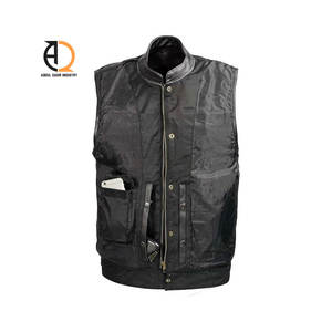 Top Quality New Style <b>Waistcoat</b> Leather Vest Custom Size Breathable Most Popular Leather Vest <b>for</b> <b>Men</b> - Product Image 6
