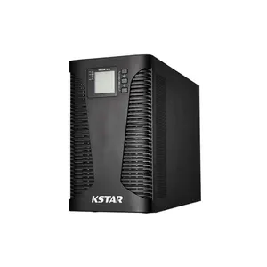 KSTAR UPS Single Phase 1KW 2KW 3KW With 6pcs 12V 9AH Battery Tower And Rack-mounted Online Transformerless Commercial UPS